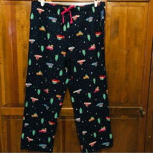 Christmas Plus Size Pajama Bottoms - Cars Carrying Trees, Cotton, Size XXL, NWT